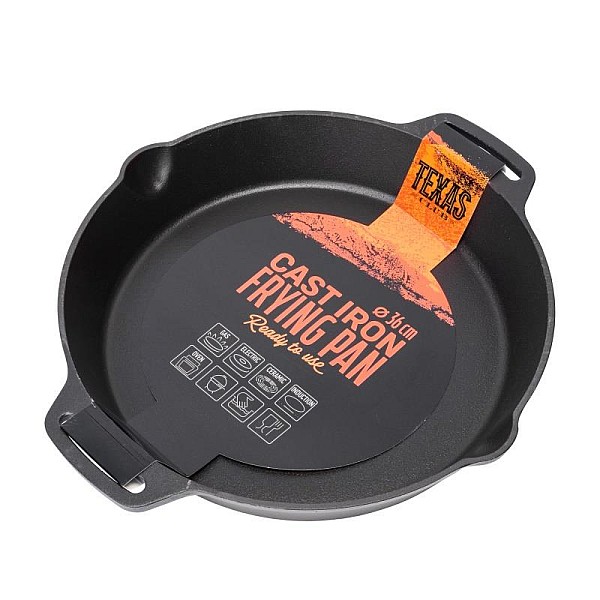 CAST IRON PAN 36X6.5 CM. ROUND