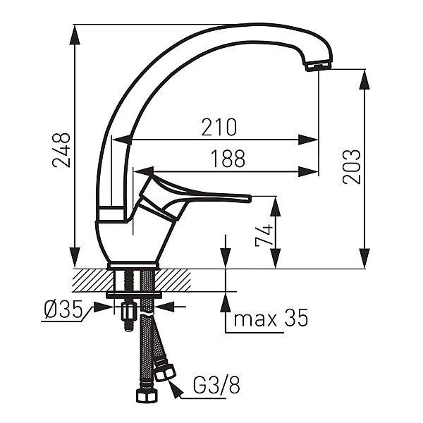 KITCHEN MIXER PETITE BPT4ABL BLACK