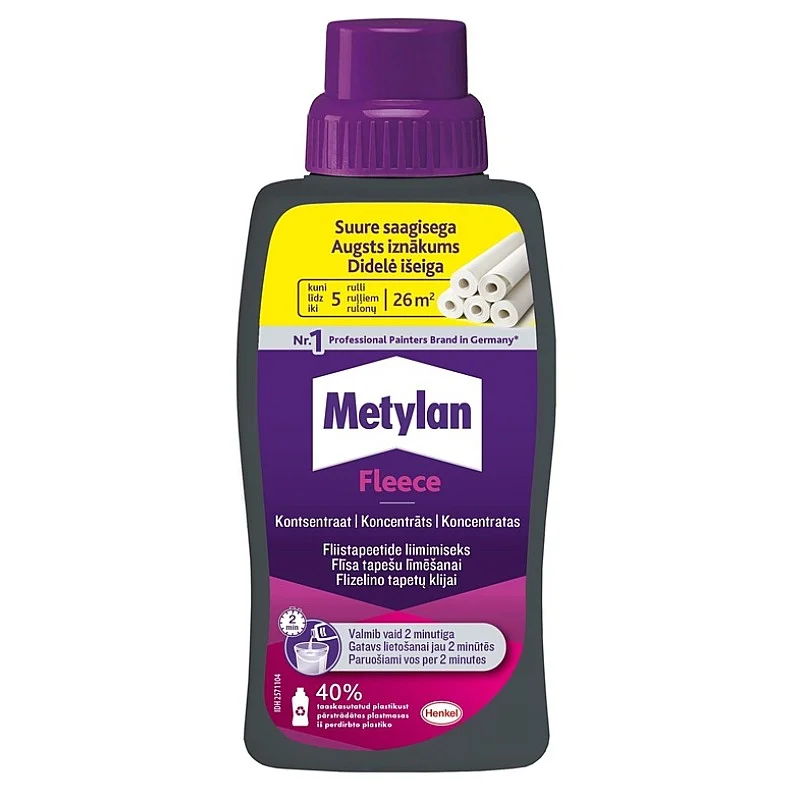 WALLPAPER GLUE METYLAN FLEECE CONCE 500G