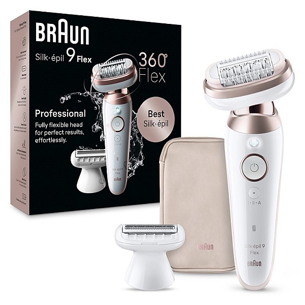 Epilators Braun Silk•épil 9 Flex SES9-030 3D. balta