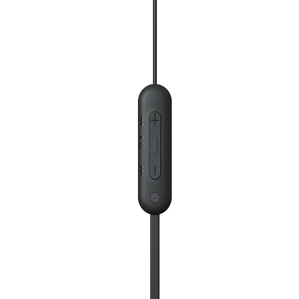 Bezvadu austiņas Sony WI-C100 in-ear. melna