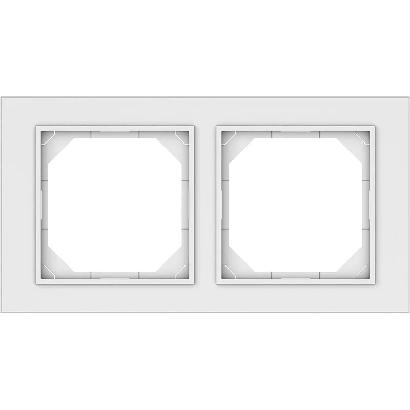 Dvivietis rėmelis VILMA QR1000. mat. baltos spalvos Dvivietis rėmelis VILMA QR1000. mat. baltos spalvos