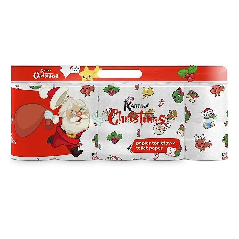 PAPER TOILET KARTIKA CHRIS 10R 200SHE 3L