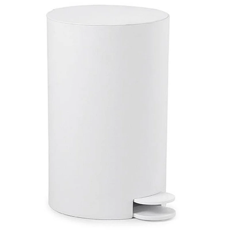 SHARON PEDAL BIN 3 LT MATT WHITE