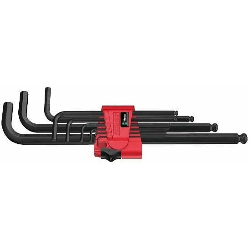 Sešstūra uzgriežņu atslēgu komplekts Wera. 9 gab. Sešstūra uzgriežņu atslēgu komplekts Wera. 9 gab.