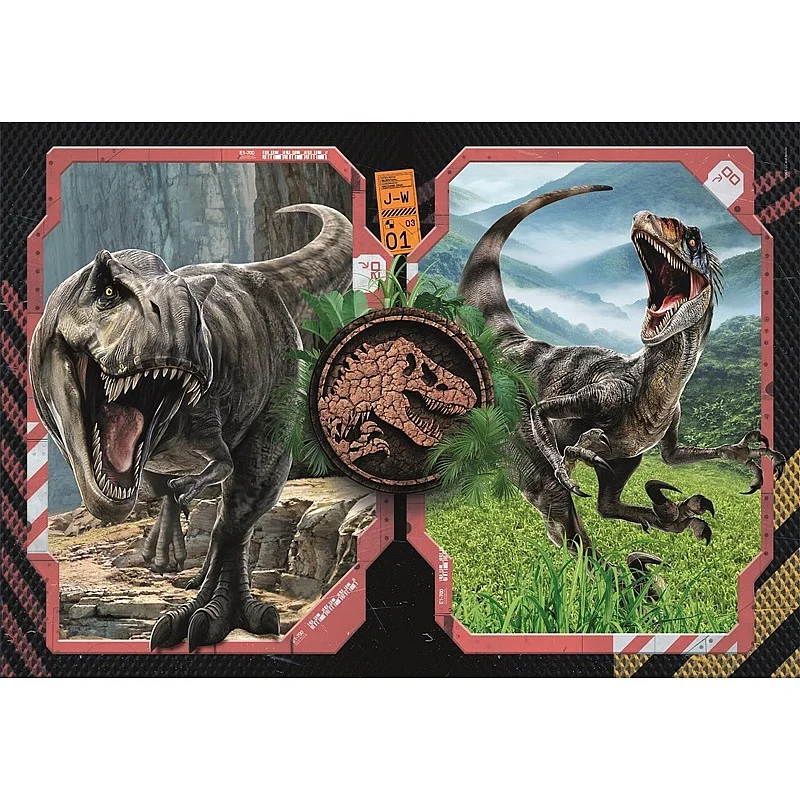 TOY PUZZLE JURASSIC WORLD 2X60 24830