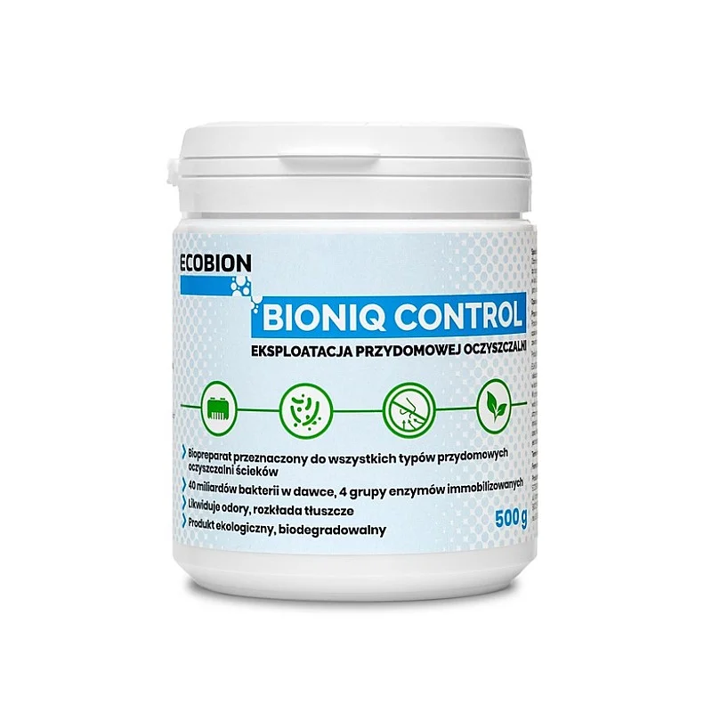 Biopreparāts tīrīšanas ierīcēm Ecobion BioniQ Control 0.5 kg Biopreparāts tīrīšanas ierīcēm Ecobion BioniQ Control 0.5 kg