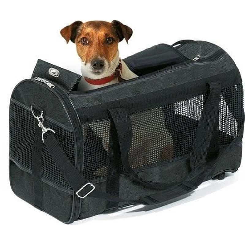 Gyvūnų vežimo krepšys Karlie Flamingo. 50 cm x 28 cm x 30 cm