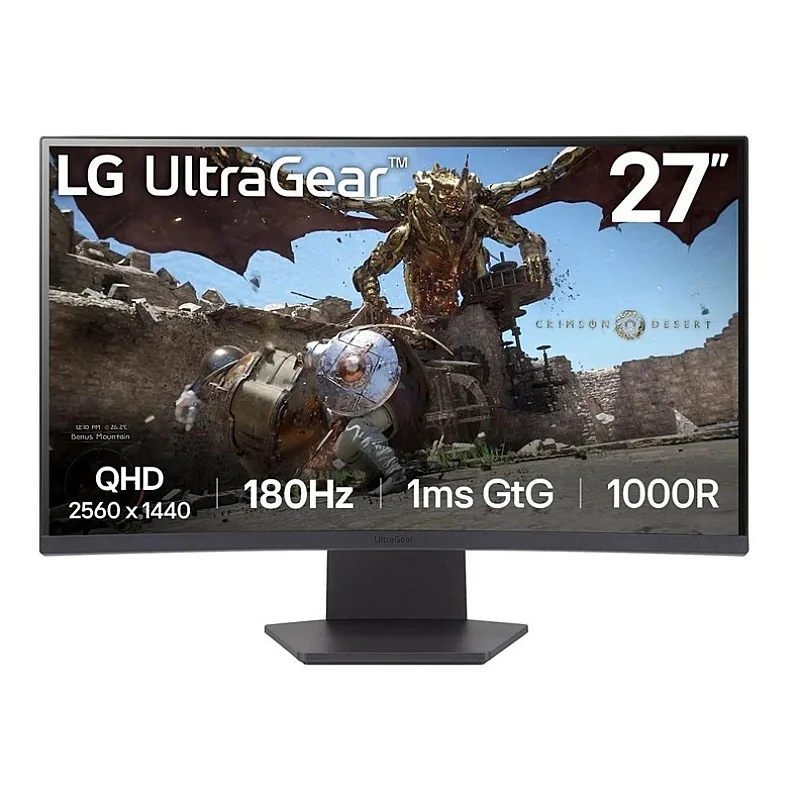 Monitorius LG 27GS60QC-B.AEUQ. 27". 1 ms