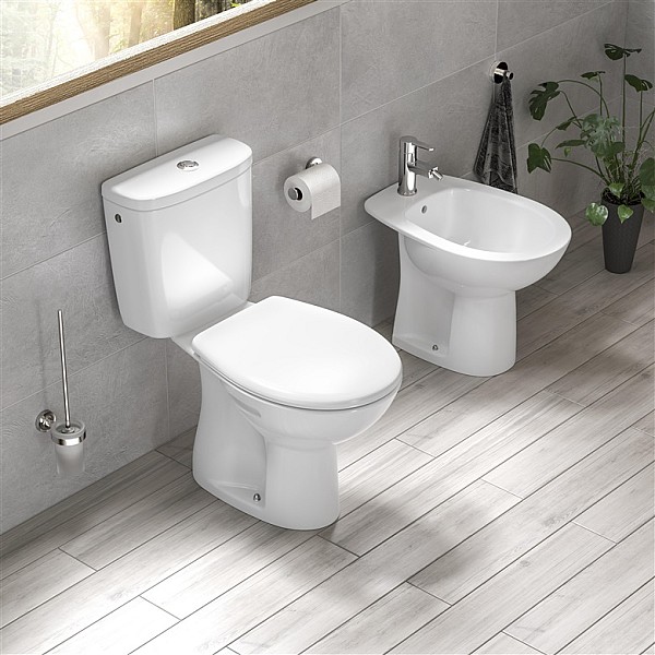 TOILET STANDING EUROLINE-N WITH COVER WH