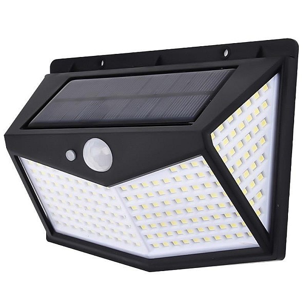 WALL LIGHT WITH SOLAR BAT LED SENS IP44