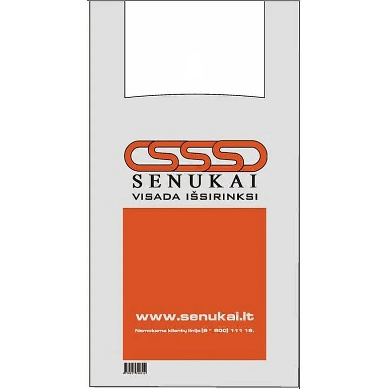 HDPE SHOPPING BAGS 40/10X64 50MK LV LOGO