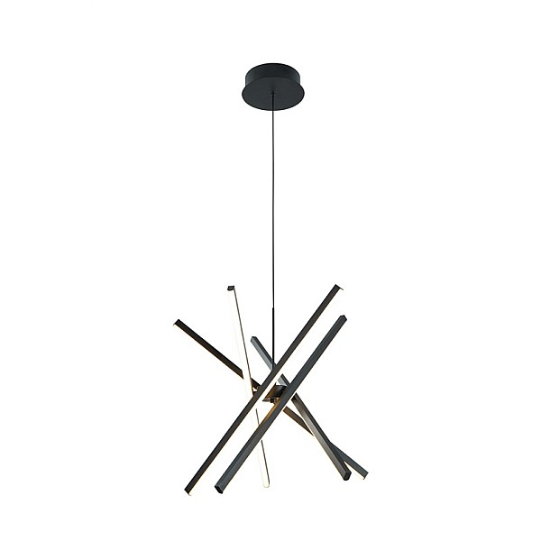 PENDANT LED LIGHT SIBIU 48W 4000K BLACK