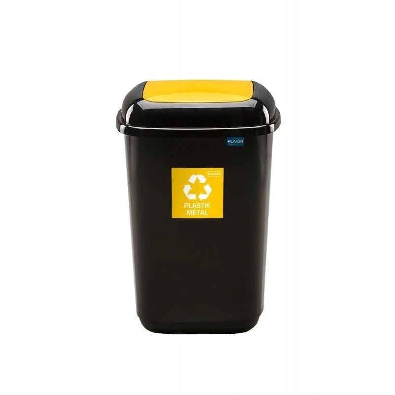 BIN 28 L- RECYCCLING - YELLOW