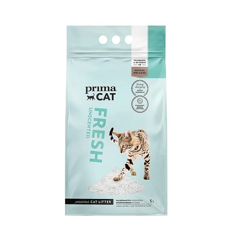 Kaķu pakaiši PRIMACAT. 5 l Kaķu pakaiši PRIMACAT. 5 l