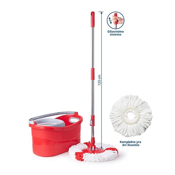 TWO WAY DRIVE SPIN MOP THEMALUX LT2210