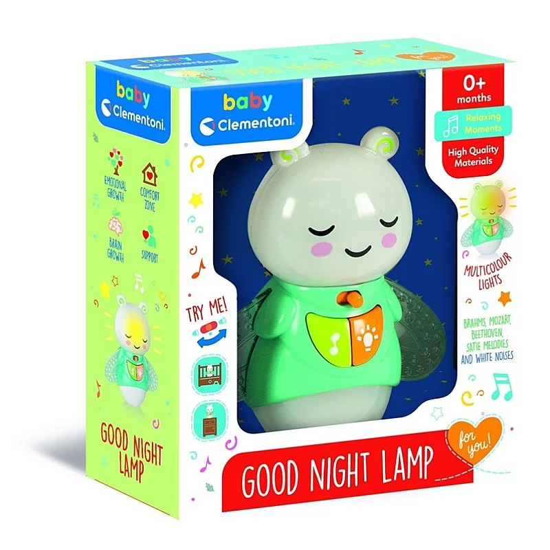 Naktinė lemputė Clementoni Good Night Lamp. įvairių spalvų