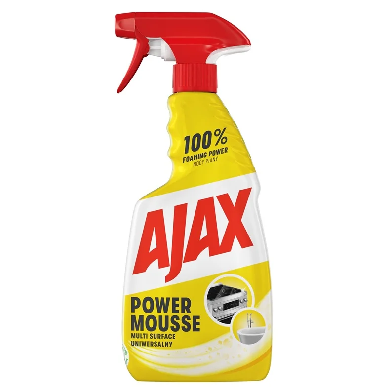 Universāls tīrīšanas līdzeklis Ajax Power Mousse. 0.5 l Universāls tīrīšanas līdzeklis Ajax Power Mousse. 0.5 l
