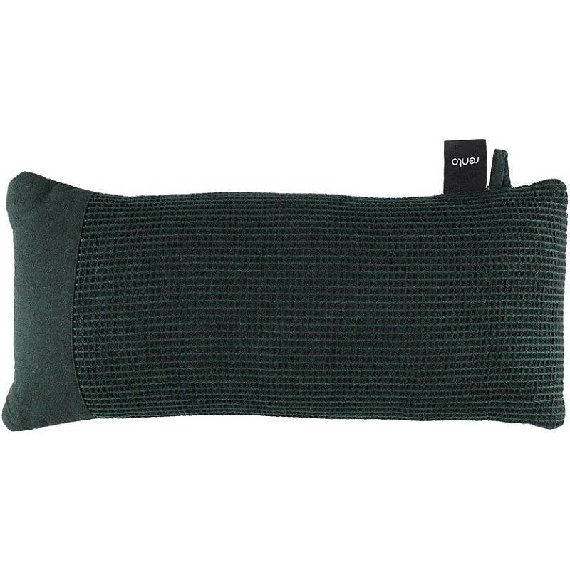 Saunas spilvens Rento. 50 x 22 cm. melna/tumši zaļa