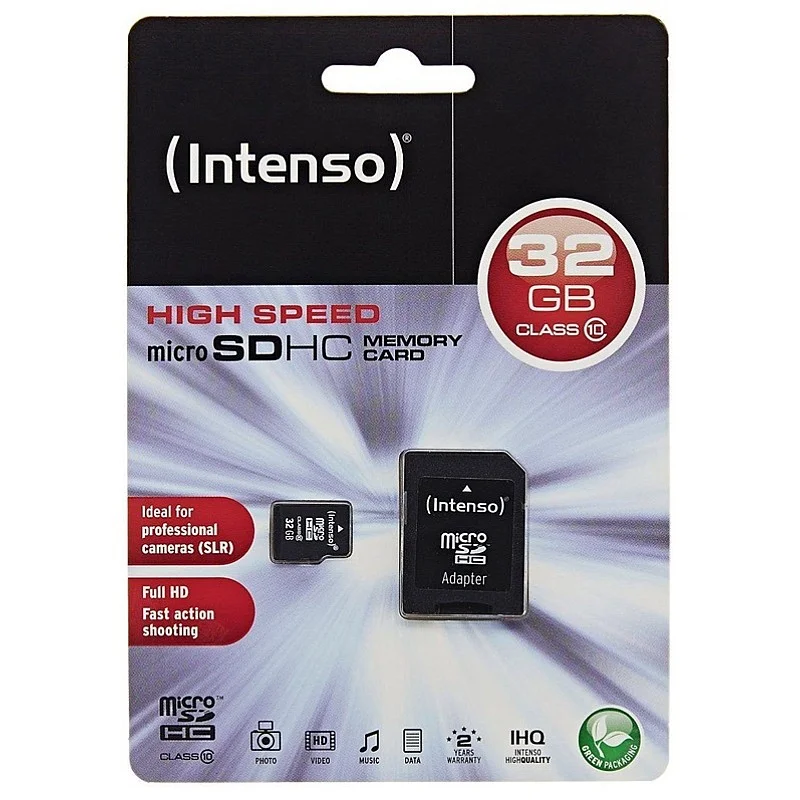 Atmiņas karte Intenso. 32 GB Atmiņas karte Intenso. 32 GB