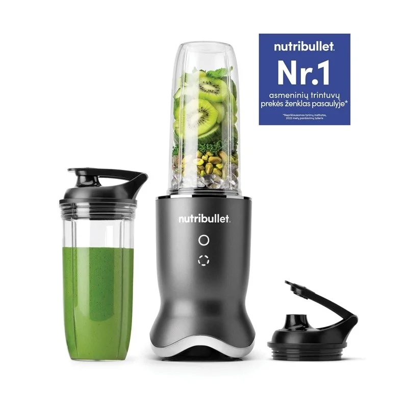 Kokteiļu blenderi Nutribullet NB1206DGCC. pelēka