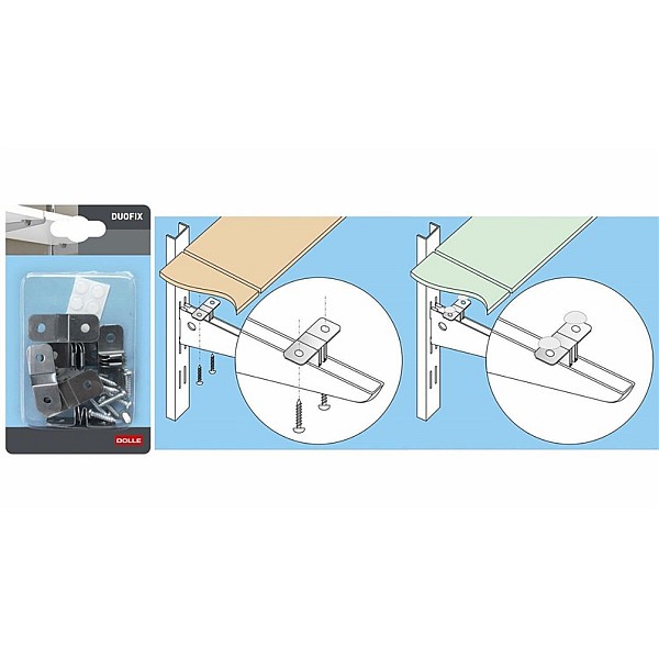 DOUBLE BRACKET 470 MM GREY