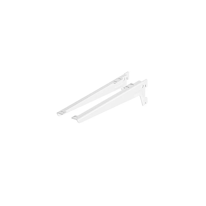 BRACKET ANGLE 1 PAIR 230 MM WHITE