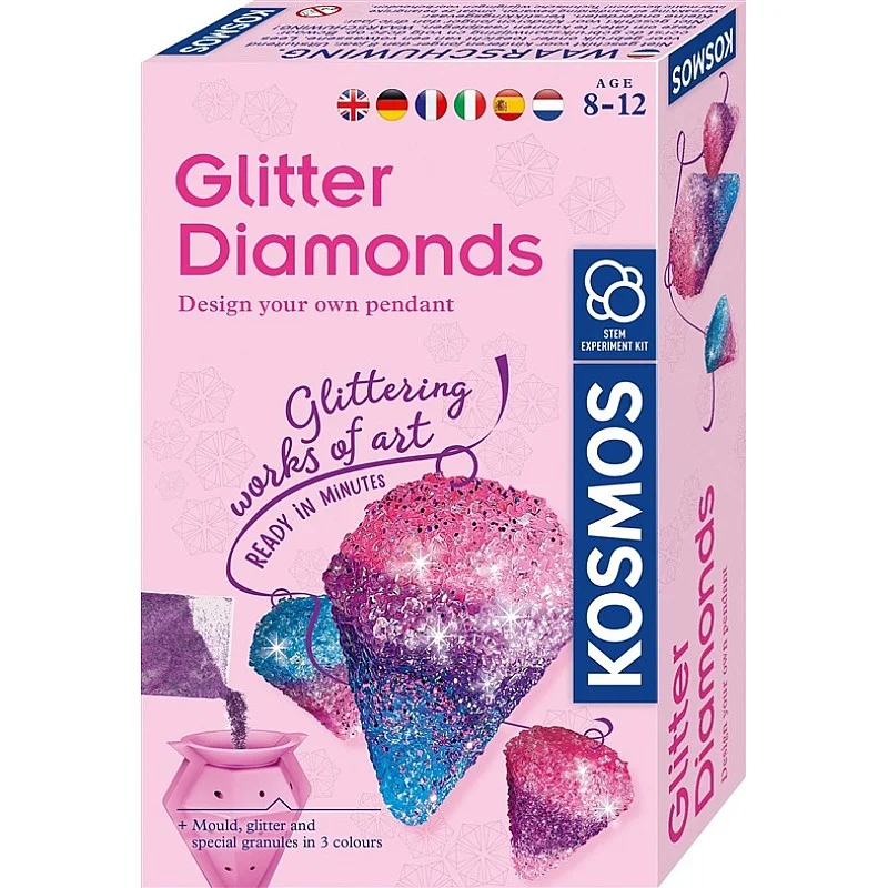 Kritālu audzēšanas kompl Kosmos Glitter Diamonds 1KS616946