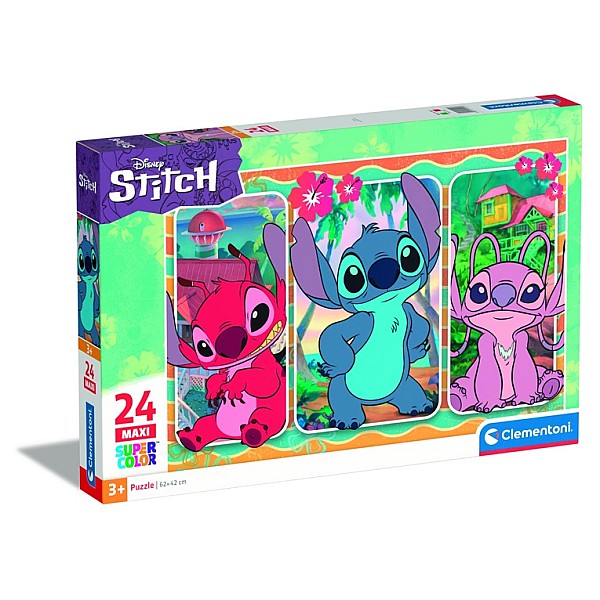 Dėlionė Clementoni DISNEY STITCH 24029. 62 cm x 42 cm