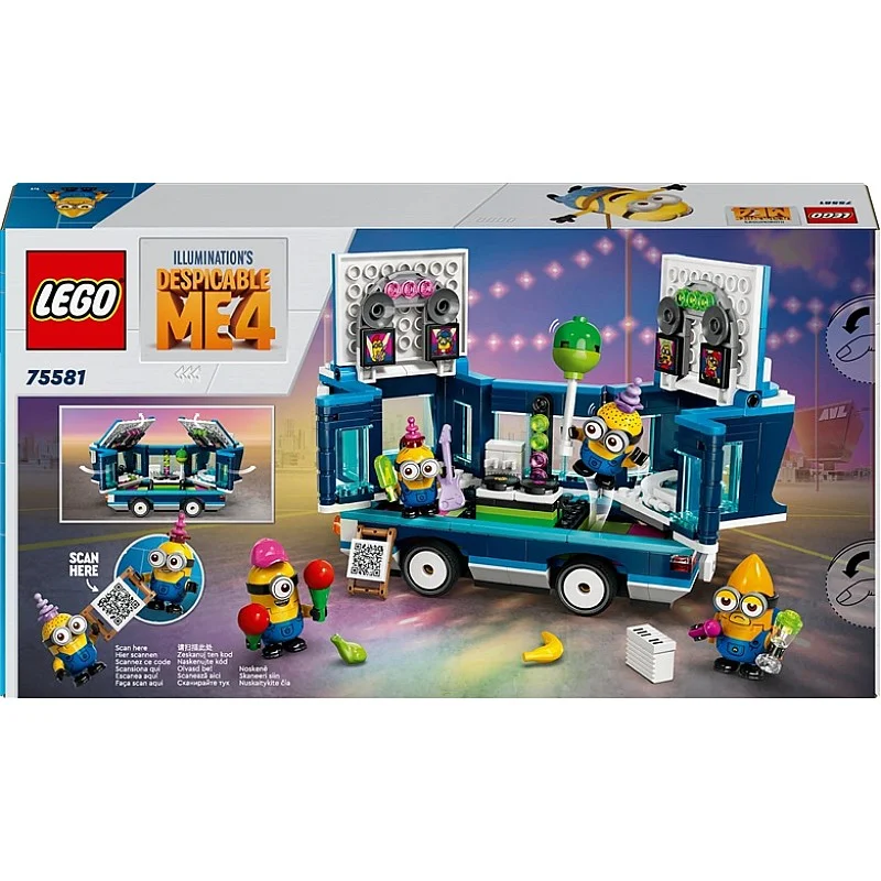 CONSTRUCTOR MINIONS MUSIC PARTY BUS
