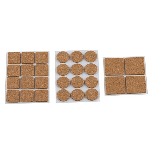 SKID PADS CORK 28PCS