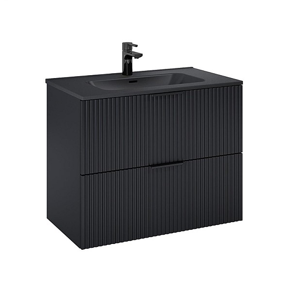 WASHBASIN SKAPPA 80 CERAM BLACK MATT