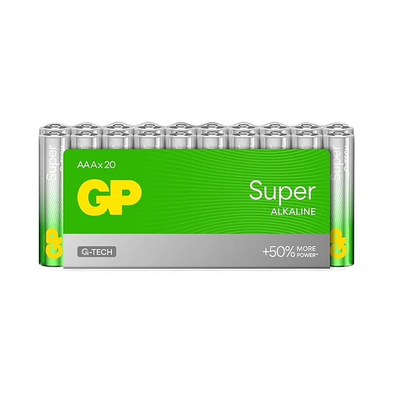 Elementai GP SUPER ALKALINE AAA/LR03. 20 vnt.