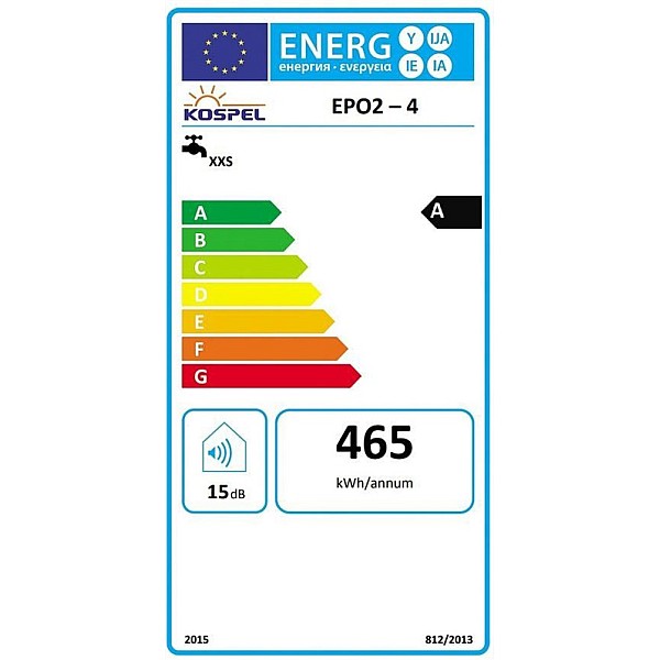 Ūdens sildītājs Kospel EPO2-4 AMICUS. balta