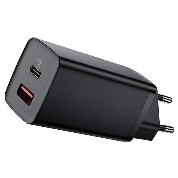 CHARGER GAN2 LITE 64W USB A+C BLACK