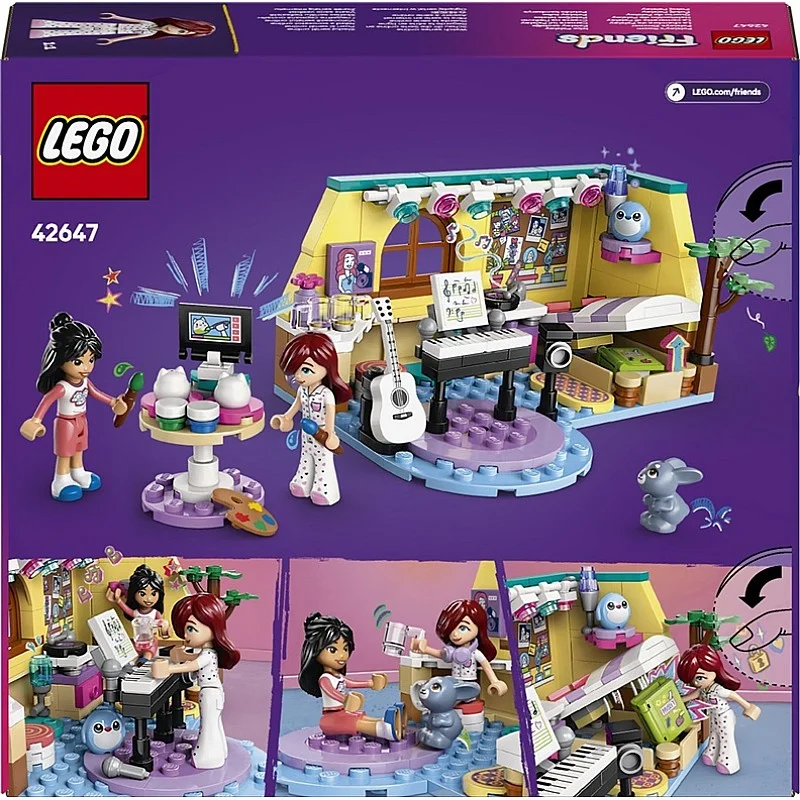 Konstruktorius LEGO® Friends Paisley's Room 42647. 199 vnt. Konstruktorius LEGO® Friends Paisley's Room 42647. 199 vnt.
