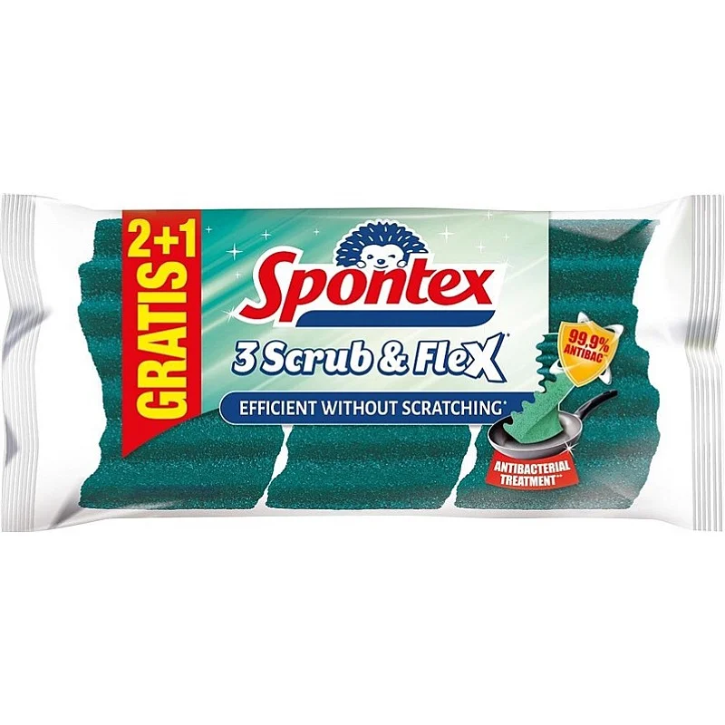 SPONTEXKEMPINĖS SCRUB & FLEX3 VNT