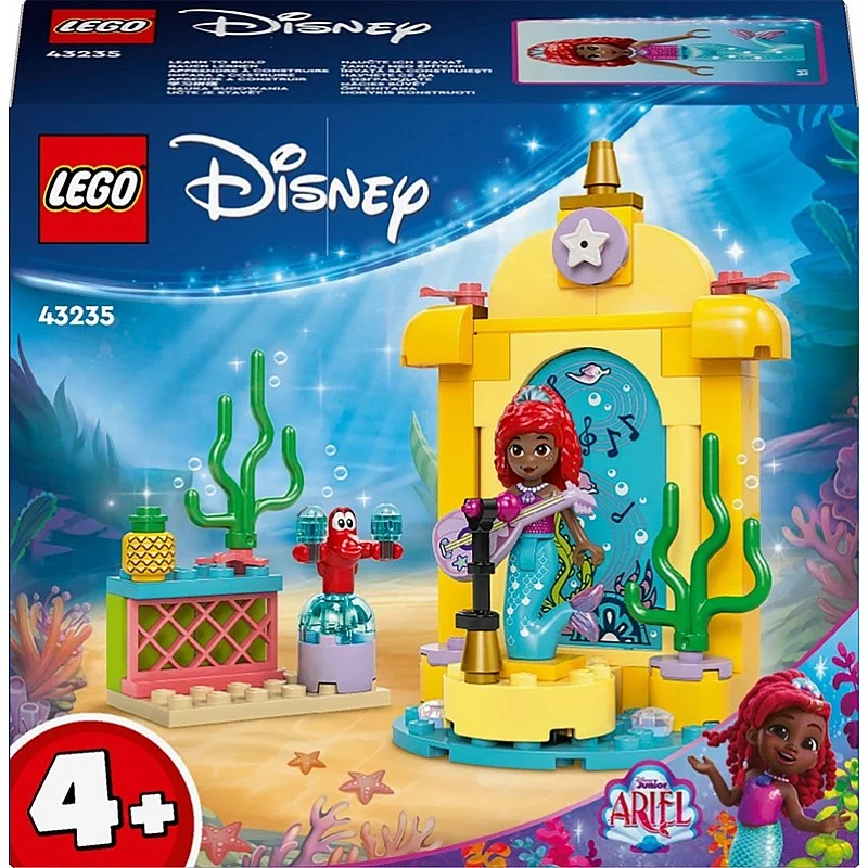 Konstrukt LEGO Disney Princess  Arielės muzikinė scena 43235