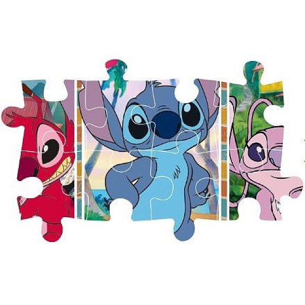 Dėlionė Clementoni DISNEY STITCH 24029. 62 cm x 42 cm