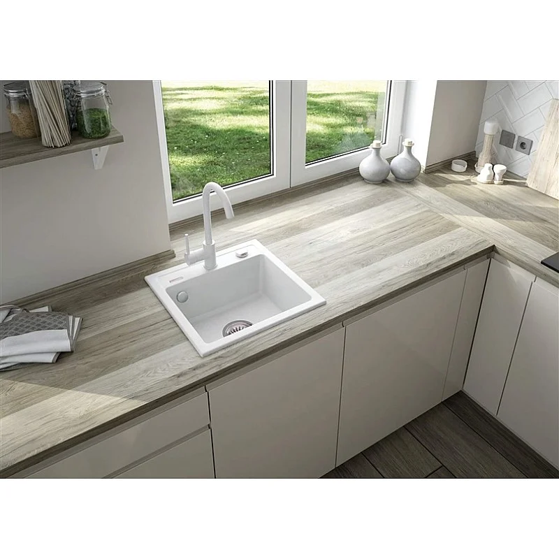 ZORBA GRAN SINK 44X44X18 ZQZ_A103 WHT