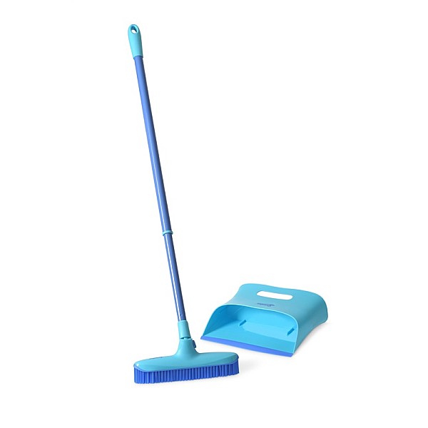 RUB BROOM WITH SHOV SPONTEXCATCH CLEAN