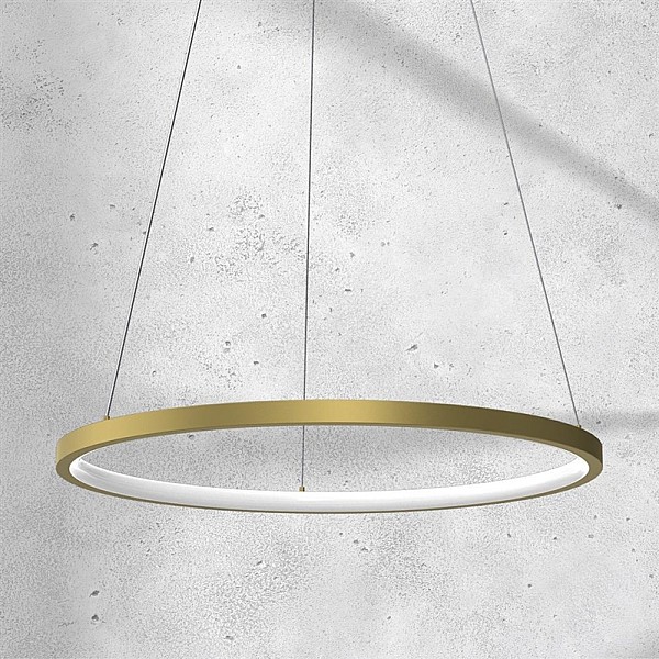 PENDANT LED LIGHT RONDAY 50CM 27W GOLD