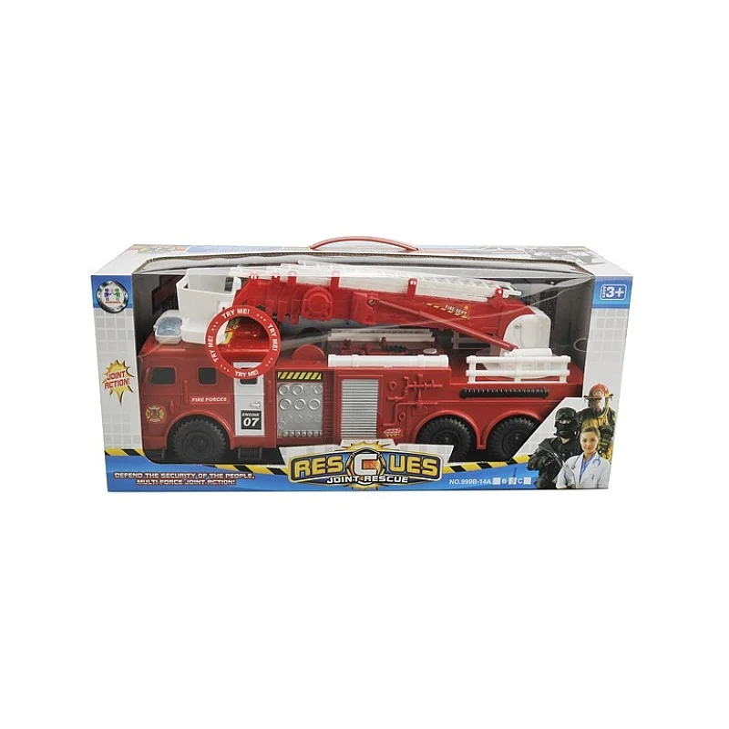 Gaisrinė mašina Rescues 999B-14B. balta/raudona
