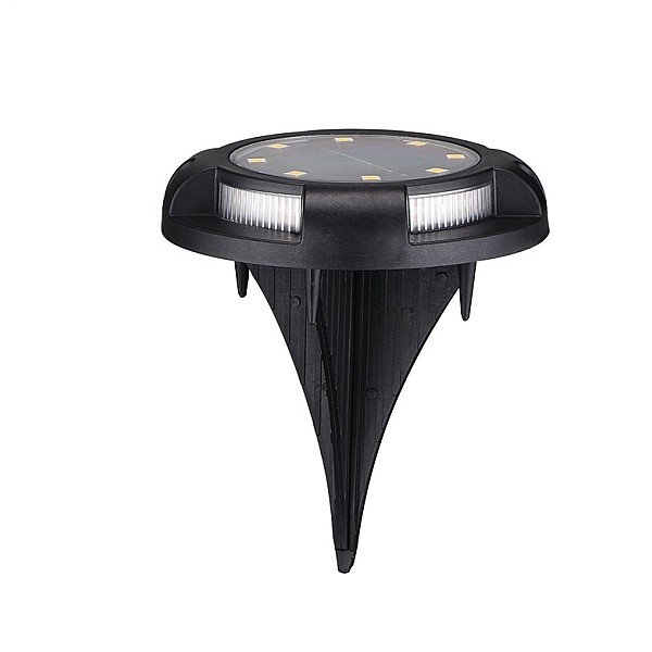 Lampa uz saules baterijām Domoletti. IP44. melna