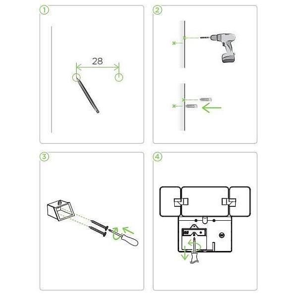 TUDA SOLAR WALL 3 LIGHT LUTEC CONNECT