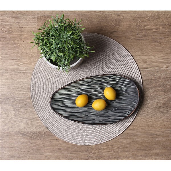 PLACEMAT SPLOT D38CM BEIGE