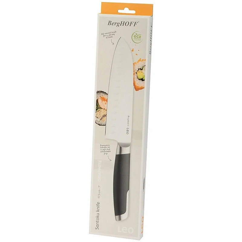 SANTOKU KNIFE GRAPHITE 17.50CM