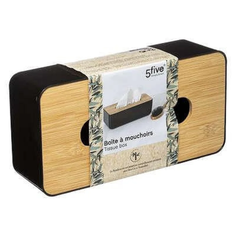 TISSUE BOXPP NATUREO BLACK