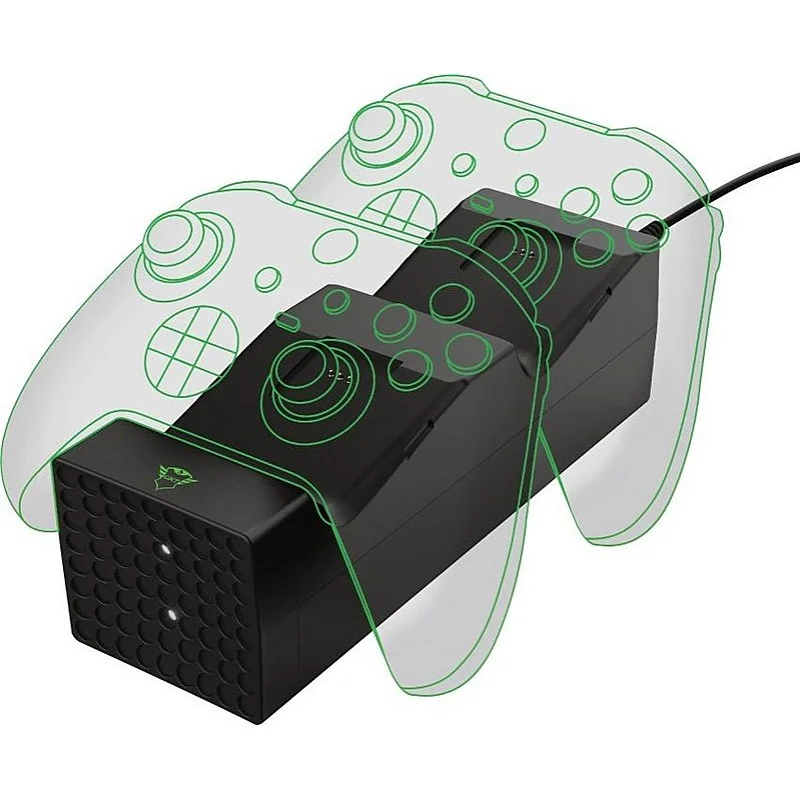 Uzlādes stacija Trust Duo Charging Dock – XBOX Series X / S Uzlādes stacija Trust Duo Charging Dock – XBOX Series X / S