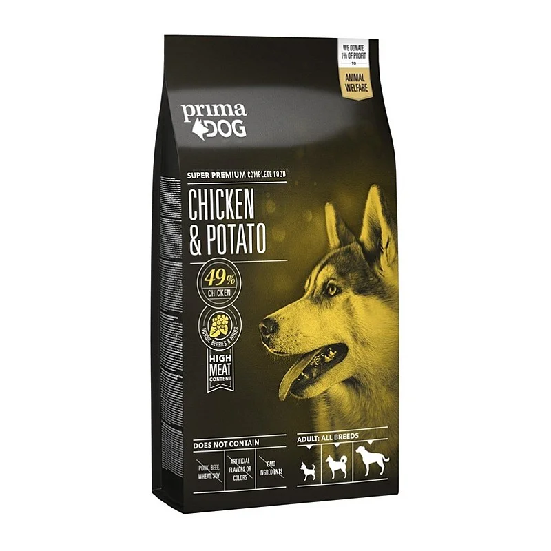 PRIMADOG DRY FOOD CHICKEN-POTATO 10 KG
